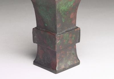 图片[2]-Square bronze Zun wine vessel, Ming dynasty (1368-1644) or Qing dynasty (1644-1911)-China Archive